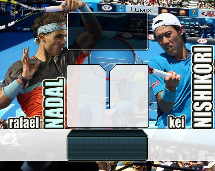 Nadal vs Nishikori en Australian Open 2014